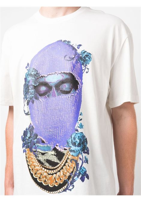 White Mask Roses T-shirt- men - IH NOM UH NIT - divincenzoboutique.com